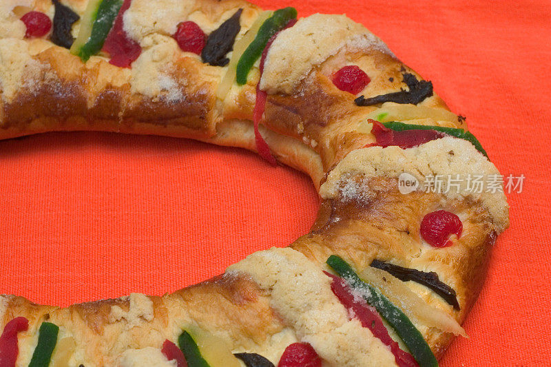 主显节蛋糕，Rosca de Reyes，墨西哥食物